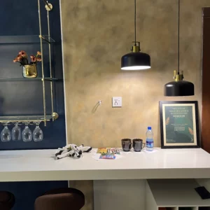 Aruba Bar with Glass Rack