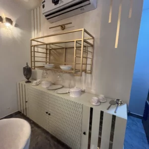 Bliss Buffet Cabinet with Glass Rack